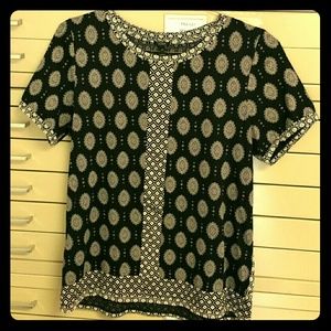 J. Crew Blouse 🏴Cool Flower Patterns 🏳